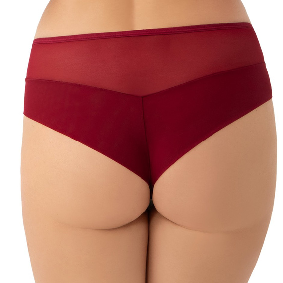 K 944 Mira Brazílske nohavičky Gorsenia - bordová, stredný stav, elegantné