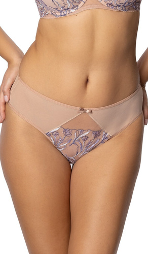 Gaia GFB 1306 Odelia braised panties - béžové a modré, zmyselné a pohodlné