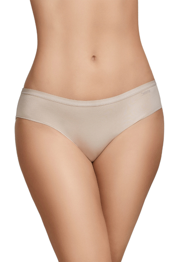 Figi bikini Selene 400 béžové bavlnené klasické, 2 ks