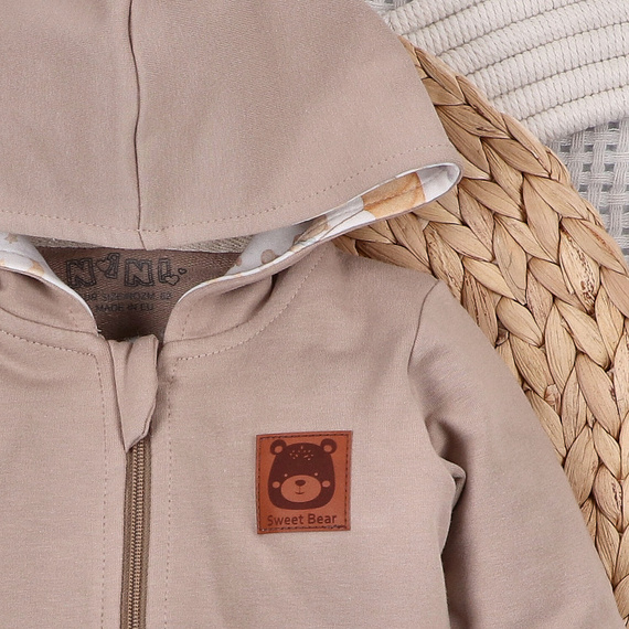 ABN-5516 Detská mikina Sky Journey Nini - organická bavlna, pohodlný strih