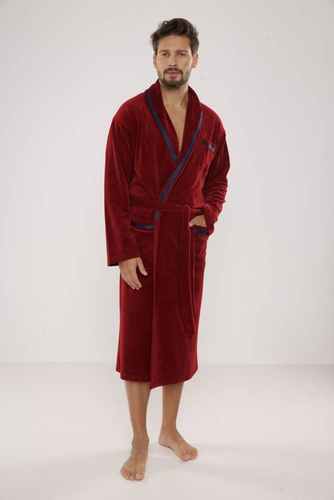 666 Ronaldo pánsky župan De Lafense - bordový