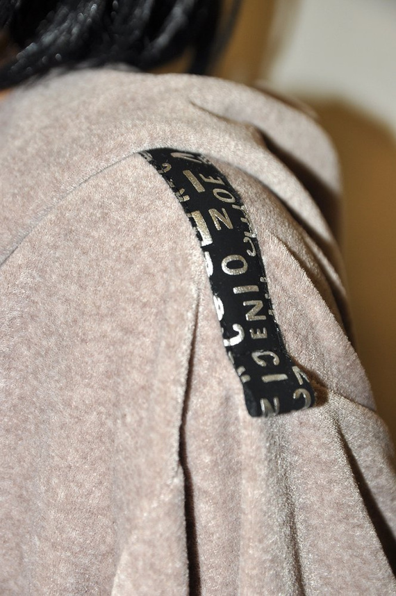 497 Macarena Dámsky krátky župan Forex - béžový melanž