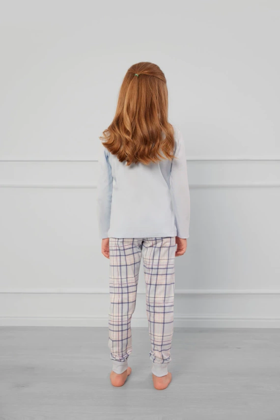 Katrin Dievčenské pyžamo Italian Fashion - modrá/print