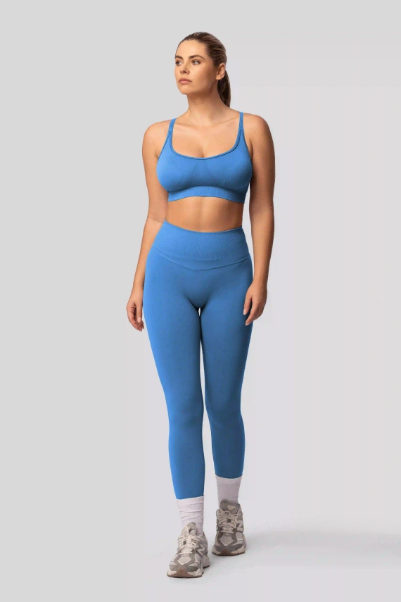Legíny push-up Spaio PRO vysoký pás krycie tvarujúce ice blue