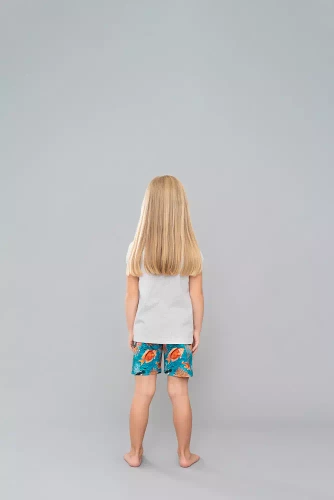 Oceania Dievčenské pyžamo Italian Fashion - melange/print