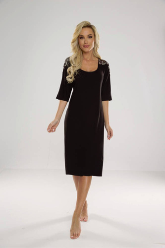 616 Nočná košeľa Ramona Forex - čierna