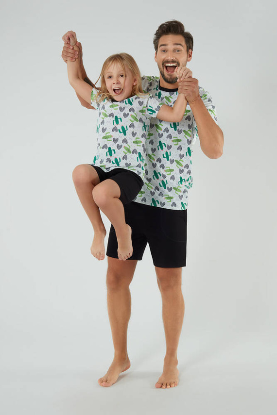 Picos Detské pyžamo Italian Fashion - potlač/čierna