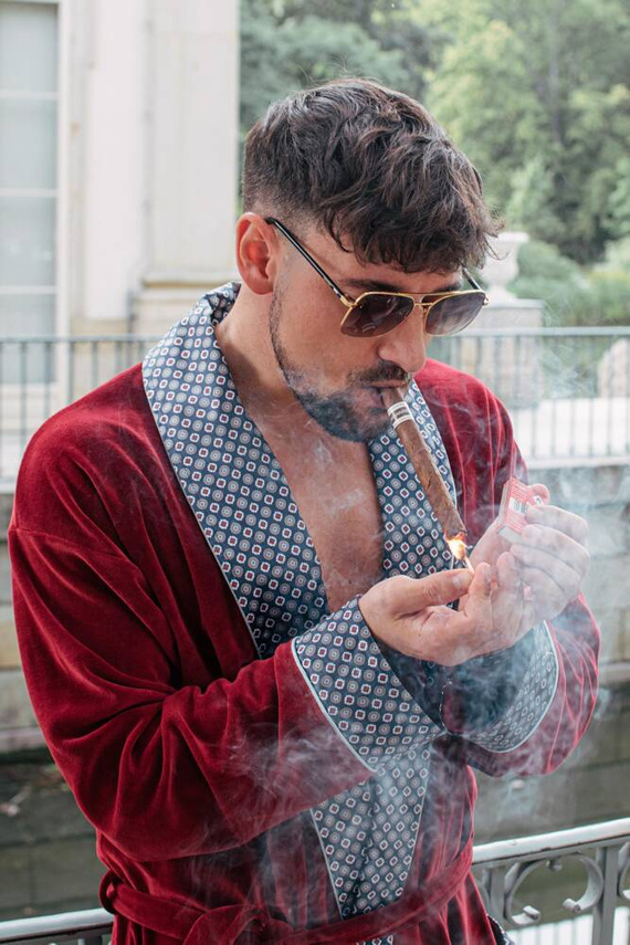 772 Bonjour pánsky župan forex - bordový