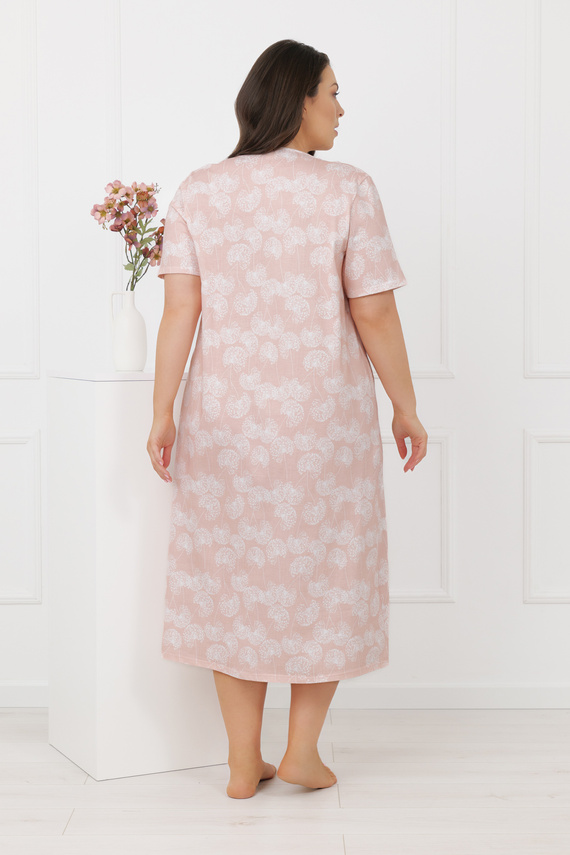 Dámska nočná košeľa Eleni Italian Fashion 100% bavlna, krátky rukáv