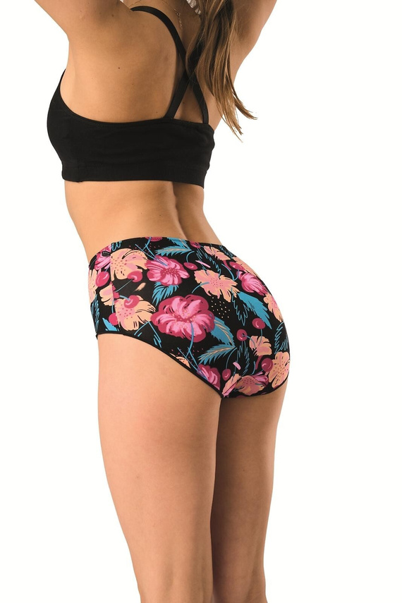 Figs Ava 2256 black - klasický strih, hladké mikrovlákno, pohodlie a jemná čipka