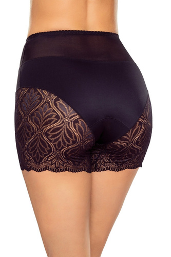 Eldar Vida black - tvarujúce nohavičky, vysoký strih, čipkované nohavičky, mikrovlákno