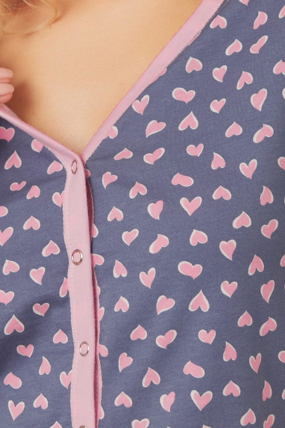 Nočná košeľa a dojčenské šaty Tiana, krátky rukáv Talianska móda - potlač