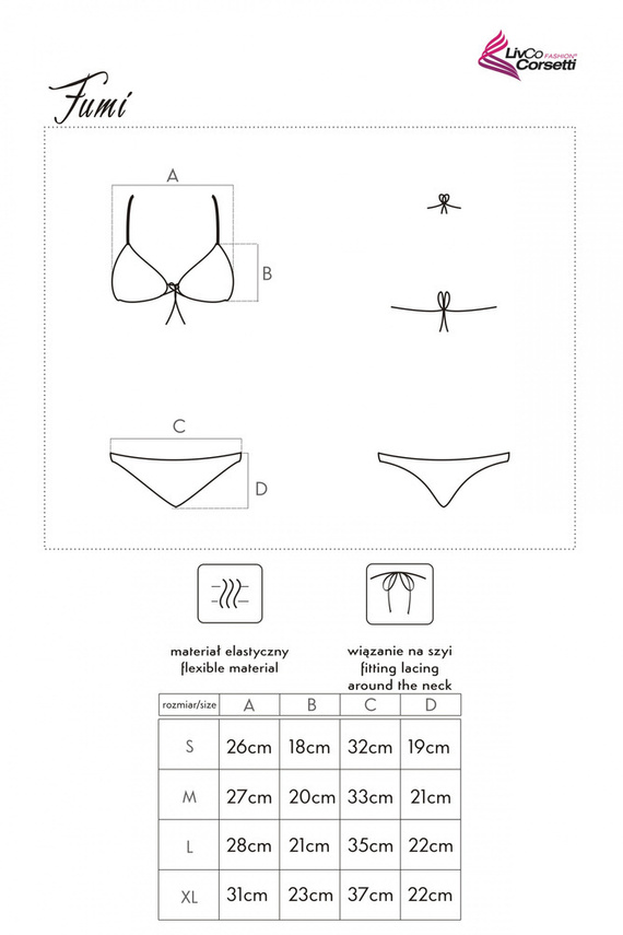 Harumi LC 19066 Plavky LivCo Corsetti