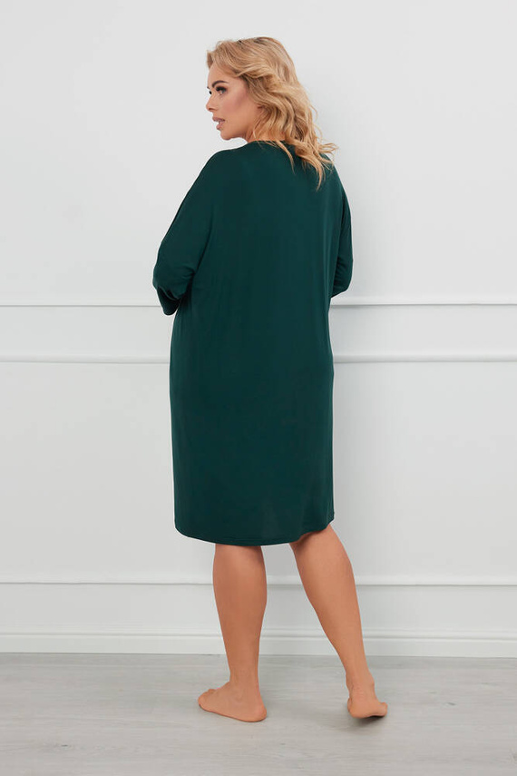 Natura 3/4 nočná košeľa Italian Fashion - zelená