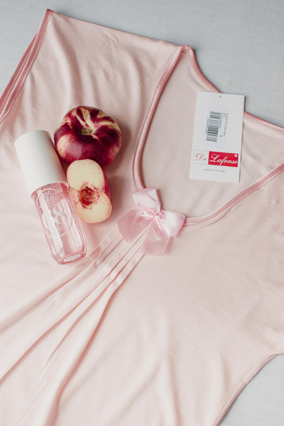 870 Nočná košeľa Visa De Lafense - broskyňová