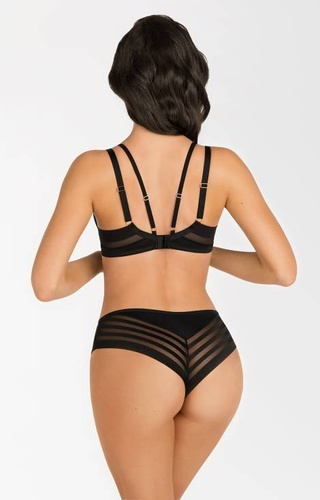 K 812 Yoko Dámske podprsenkové nohavičky Gorsenia - čierne