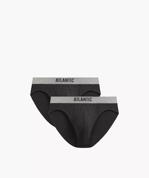 Pánske športové slipy Atlantic 2MP-1589 – dokonalé prispôsobenie, elastický pás, 2 kusy