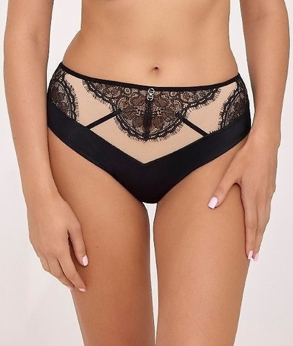 Ava 2229 nohavičky - čipkované, so sieťovinou a ramienkami, elegantné a pohodlné