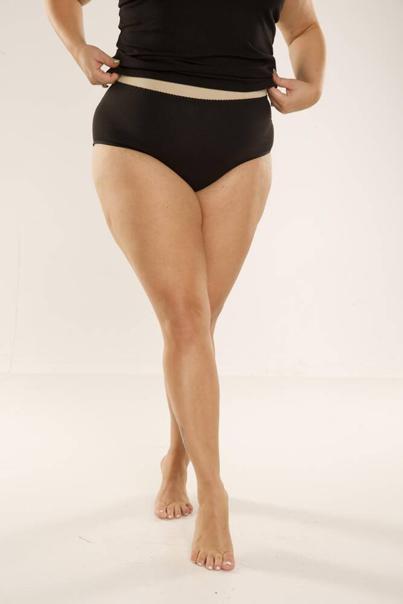 018 Sara Vysoké nohavičky De lafense - čierne