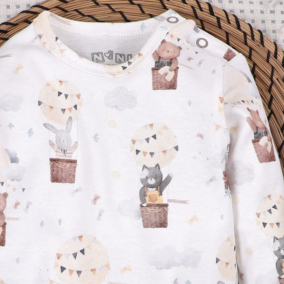 Body Nini 100% Balloon Friends organická bavlna, vyrobené v Poľsku