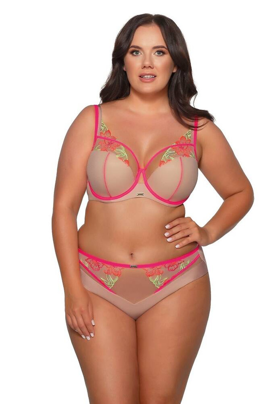 2071 Polovystužená podprsenka Ava ružová