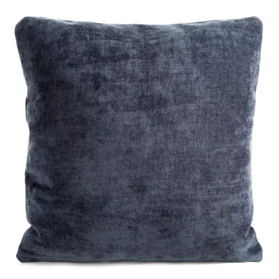 Vianočný návlek na vankúš Eurofirany Chp 297 45x45 cm z chenillu s výšivkou 300 g/m² tmavomodrý
