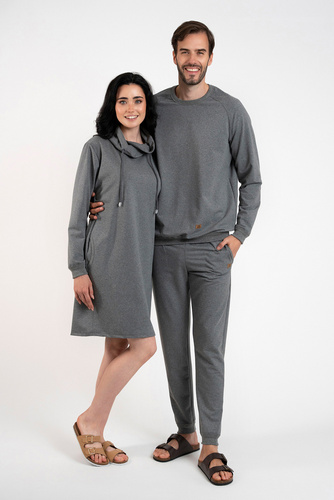 Malmo dámska tunika s dlhým rukávom Talianska móda - ¶r. melange