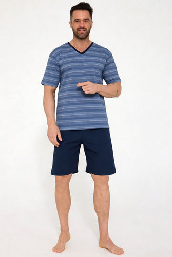 Cornette Various 330/51– pánske bavlnené pyžamo s krátkymi nohavicami