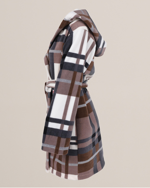 031 Deka na župan De Lafense - hrejivý dámsky župan Super Cozy, hnedý