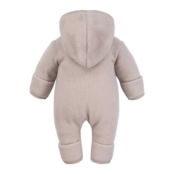 Detský overal z merino vlny Eevi - béžový, mäkký a priedušný