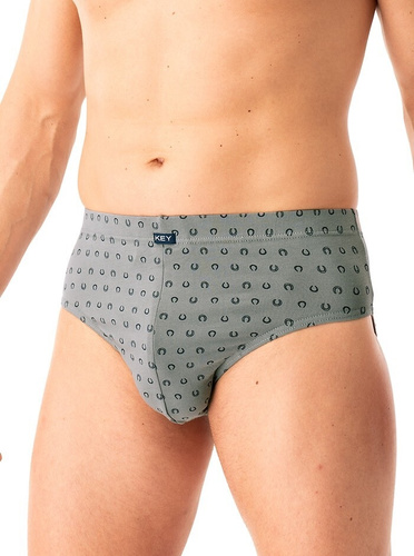 MPP 612 B25 Key pánske slipy námornícka sivá - bavlna, 2 balenia v krabici, pohodlie a štýl