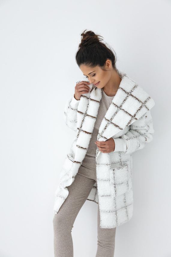 Sensis Delphine Cardigan - bielo-pruhovaný