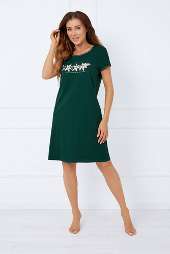 Florisa dámske tričko s krátkym rukávom Italian Fashion - tmavozelené