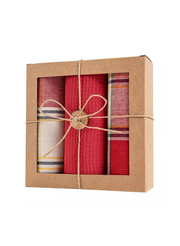 Kuchynská súprava Moraj MRK1500-002 - bavlnené utierky 3 ks. v ozdobnej škatuľke