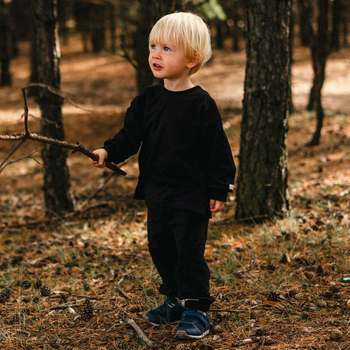 Detské tričko s dlhým rukávom Eevi Simply Comfy 100% bavlna