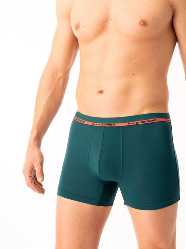 Pánske boxerky Key MXH 287 green- bambusové, mäkké a priedušné