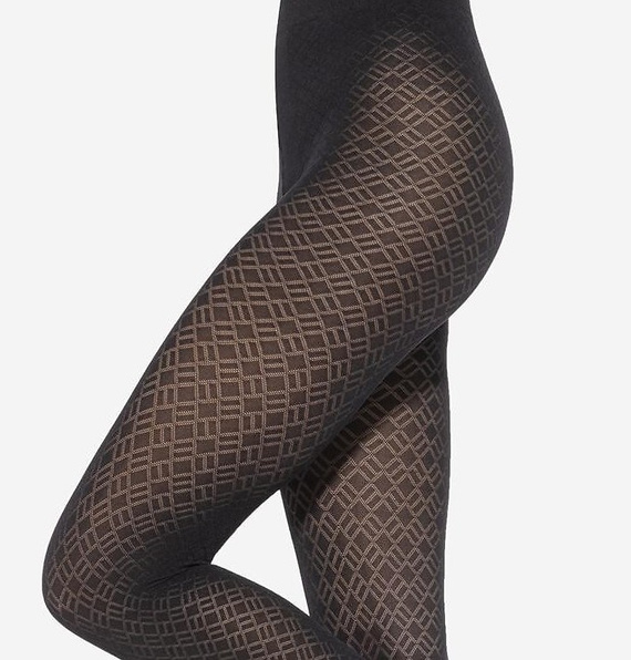 Loretta 157 Gatta dámske pančuchy - matné, 50 den, vzorované - nero