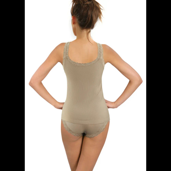 Dámske tielko Sesto Senso 6109 čipka bezšvové elastické pohodlné sabia