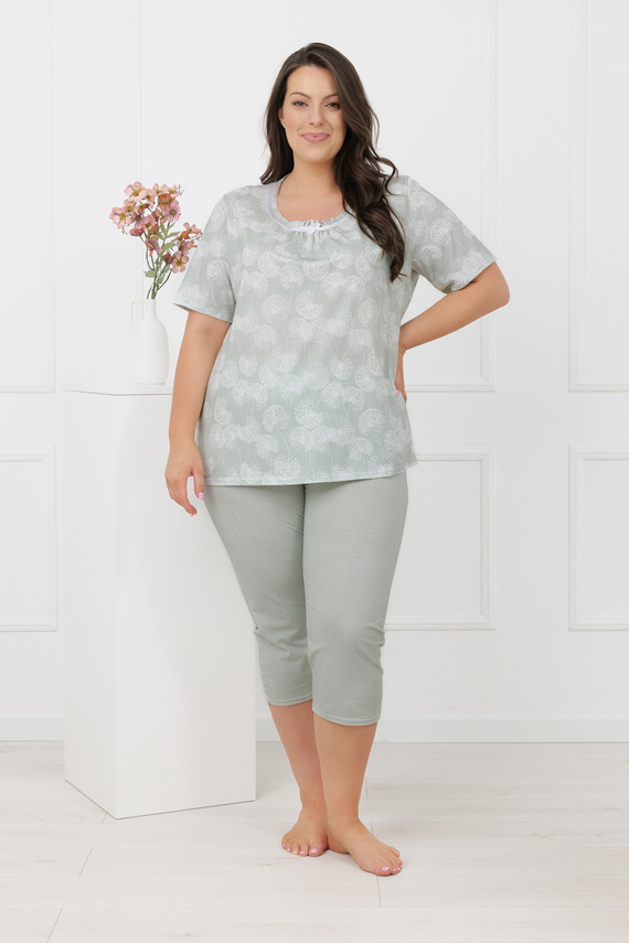 Dámske pyžamo Eleni Italian Fashion 100% bavlna, krátky rukáv, 3/4