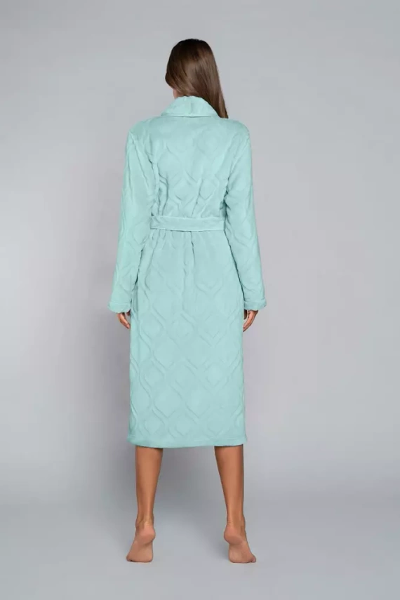 Dámsky flísový župan Morena Italian Fashion - mätový