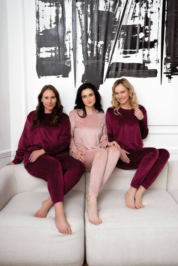 Akara Dámsky set Italian Fashion - púdrovo ružová