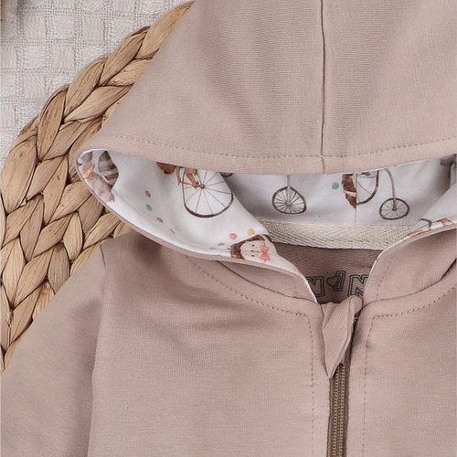 ABN-5594 Detská mikina Circus Nini - 100% organická bavlna, mäkká a bezpečná