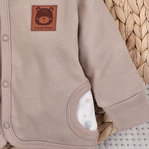 ABN-5517 Sky Journey Dvojvrstvová detská mikina Nini - z organickej bavlny, pre chlapca