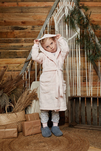 Dievčenský župan Drina Talianska móda - - ružový