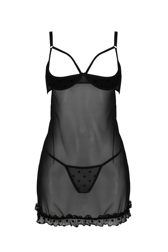 Dámska košieľka Marina Chemise Passion black