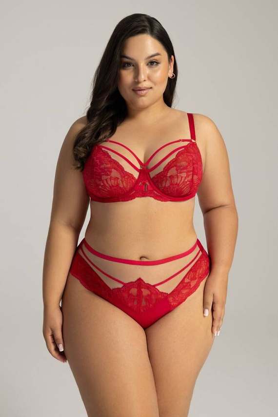 1824/1 Mäkká podprsenka Ava červená