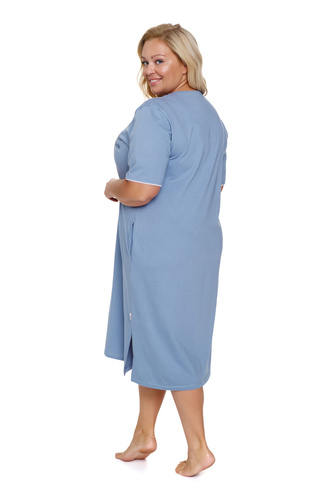 7263 Koszula Nocna Plus Size Doctor Nap - sky blue