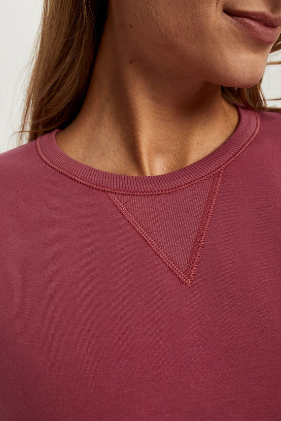 Dlhá dámska súprava Panama. rukáv, dĺžka. nohavice Italian Fashion - malinová