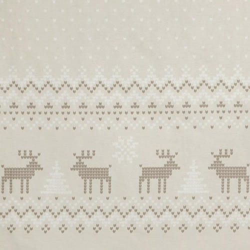 Luke Vianočná posteľná bielizeň Eurofirany béžová - ranforce bavlna, obojstranná