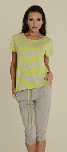 540 Dámske pyžamo Jovite - limetkovo zelené